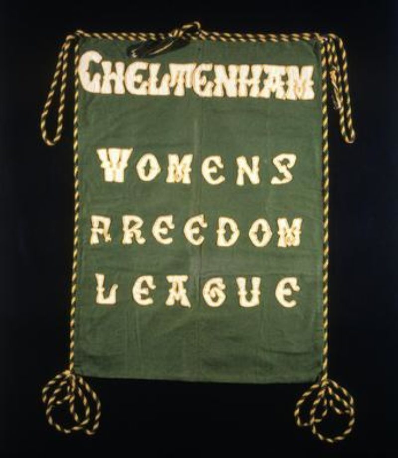 Womens Suffrage Banner