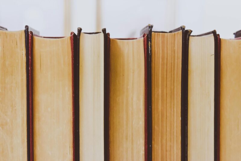 books on a shelf